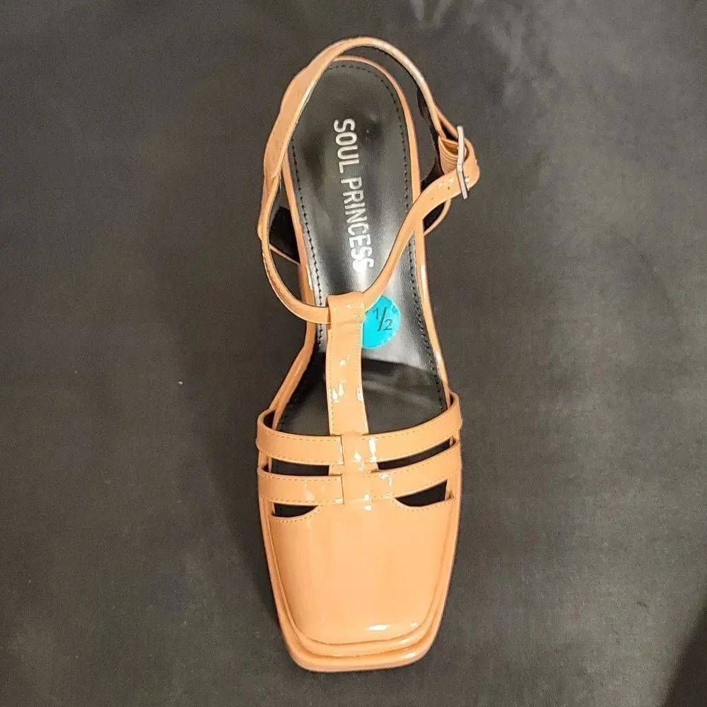 BRAND NEW SOUL PRINCESS BLOCK HEEL SANDAL S2 - Picture 7 of 16